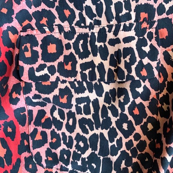 Equipment Lucido Silk Dress in Cayenne Hyde - Picture 7 of 8